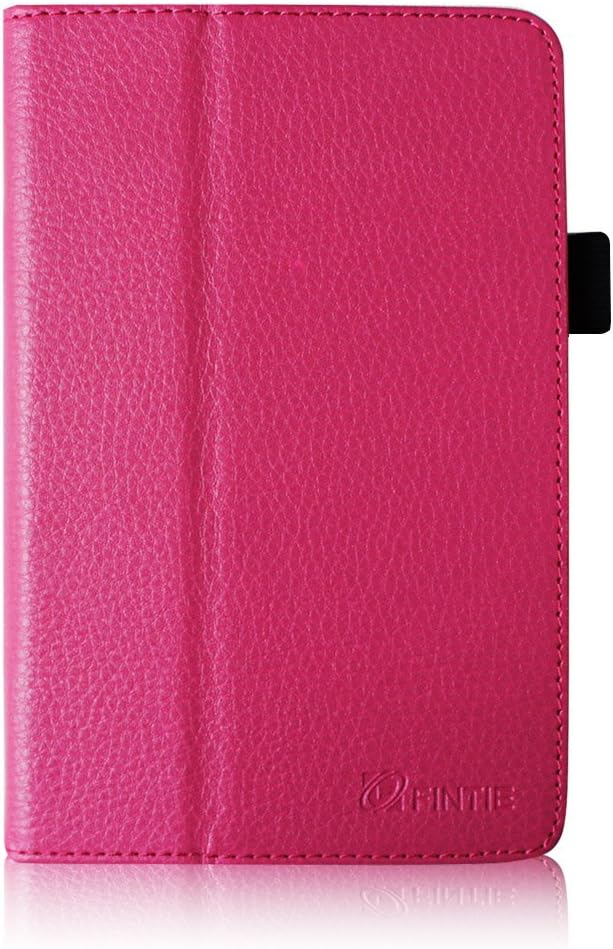 Fintie Folio Case for Kindle Fire 1st Generation - Slim Fit Stand Leather Cover for Amazon Kindle Fire 7" Tablet (Will only fit Original Kindle Fire 1st Gen - 2011 Release, no Rear Camera), Magenta