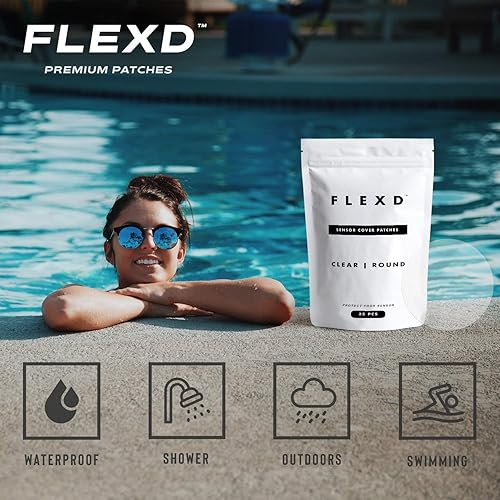 Miniatura 6 de Flexd - Parches Adhesivos Freestyle (35 piezas) - Cubiertas Adhesivas Libre Sin Adhesivo en el Centro - Transparente