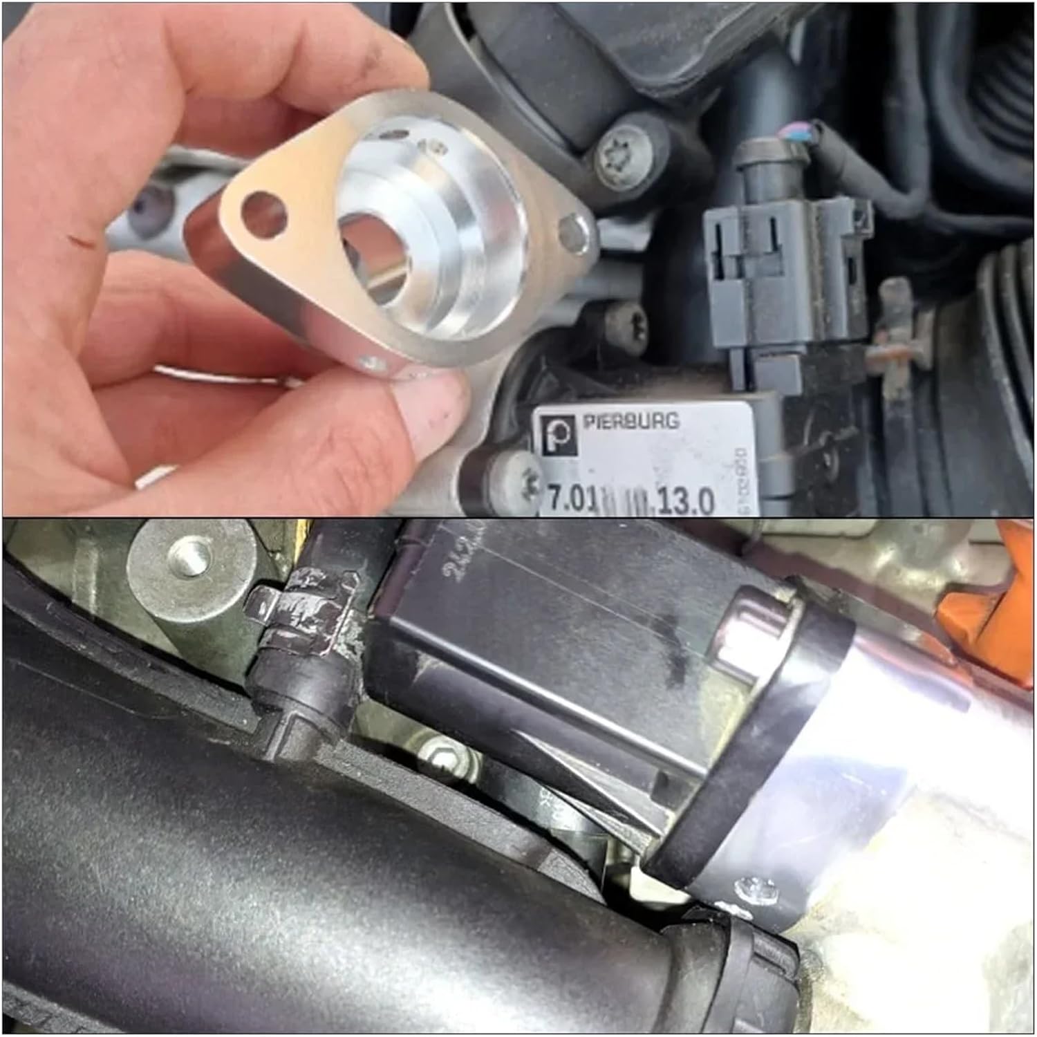 Car Turbo Adapte Compatible with VW Golf MK5 MK6 1.4L Turbo Engines Adjuable Adapter Auto Parts