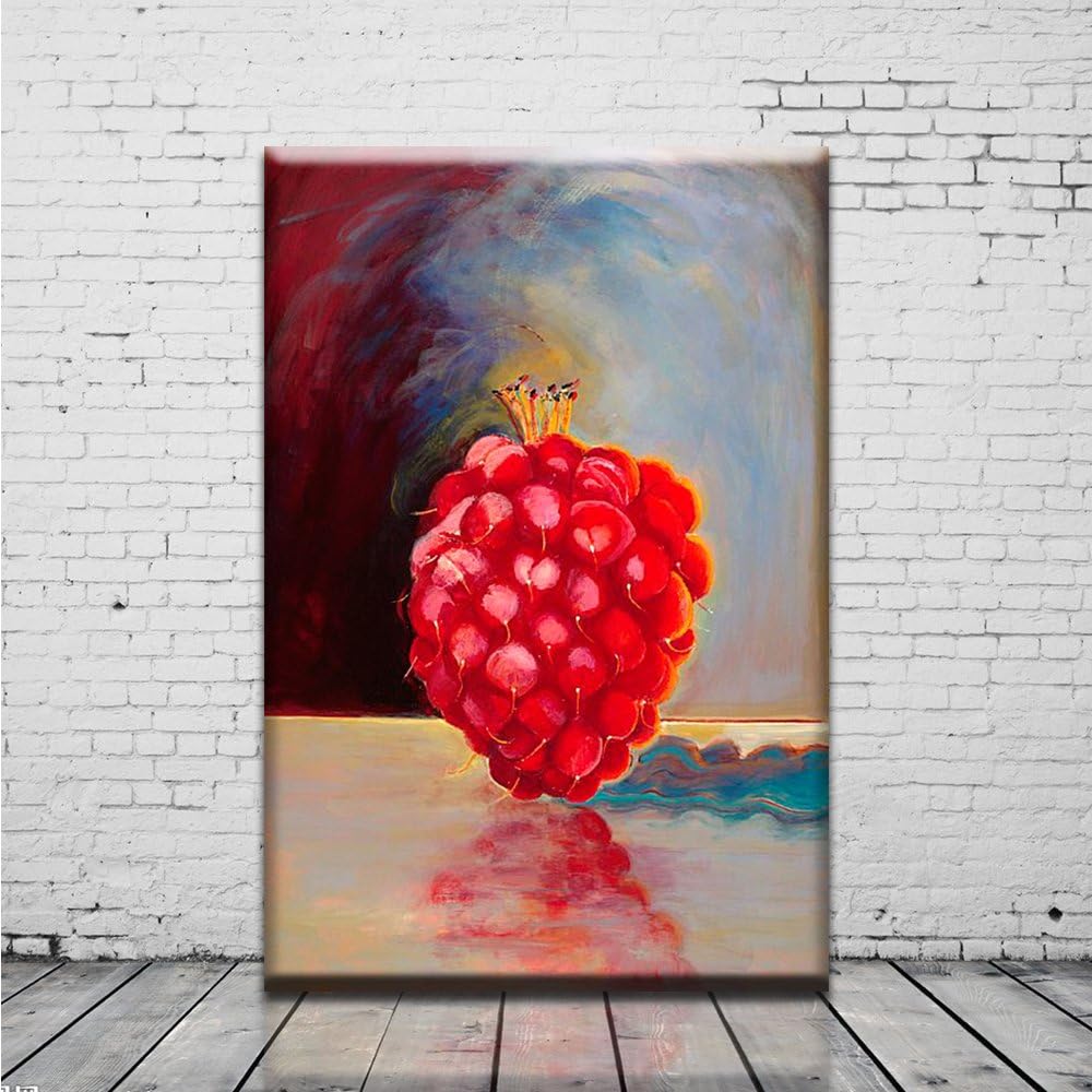 Unframed Artwork Oil Painting Art Print Remarble Raspberry
