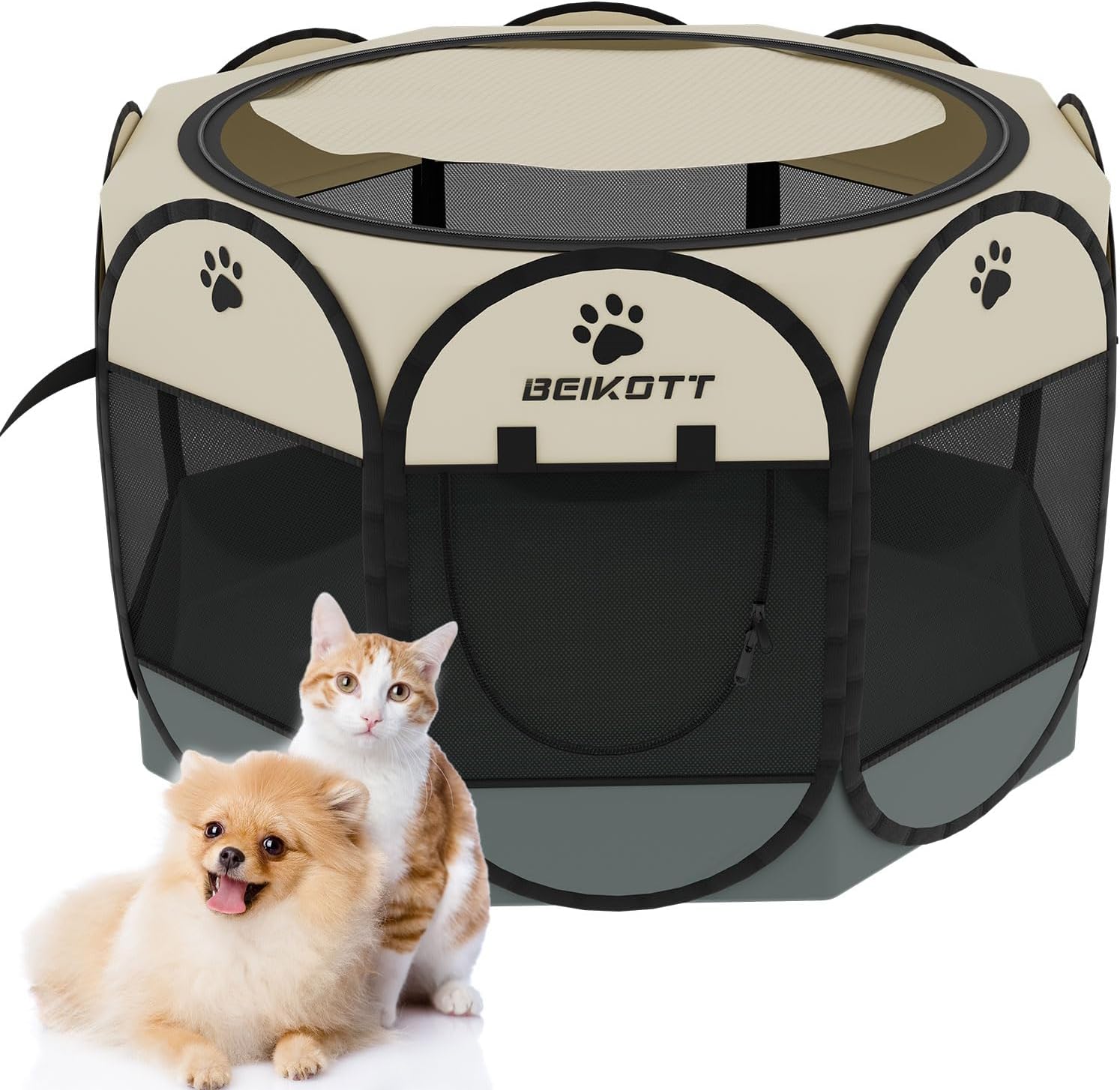 Foldable Pet Playpen for Dogs, Cats, and Rabbits – Portable Indoor/Outdoor Use Foldable Pet Playpen for Dogs, Cats, and Rabbits – Portable Indoor/Outdoor Use