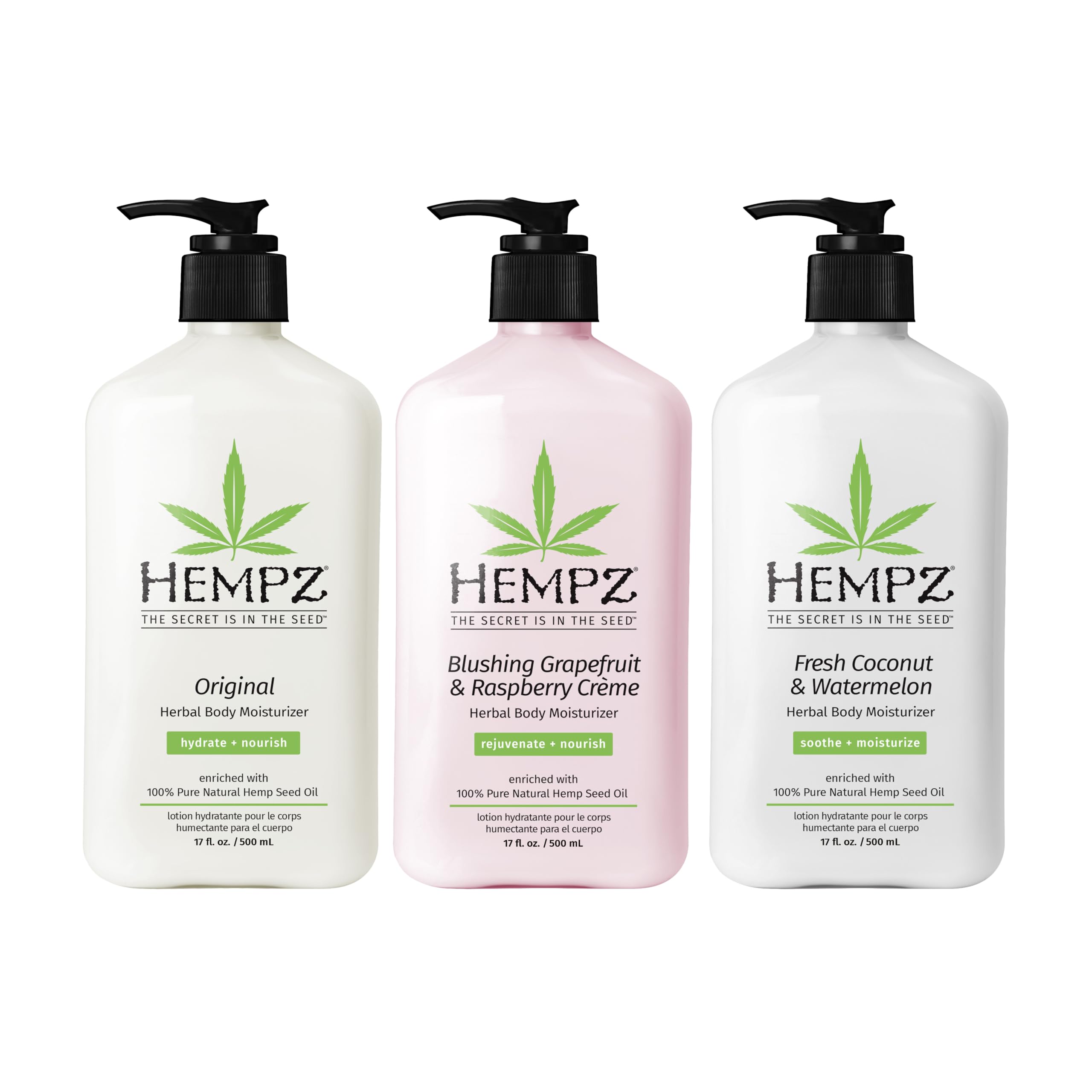 Hempz Original Herbal Body Moisturizer Fresh Coconut Watermelon Moisturizer Blushing Grapefruit Raspberry Cr me Herbal Body Moisturizer 17