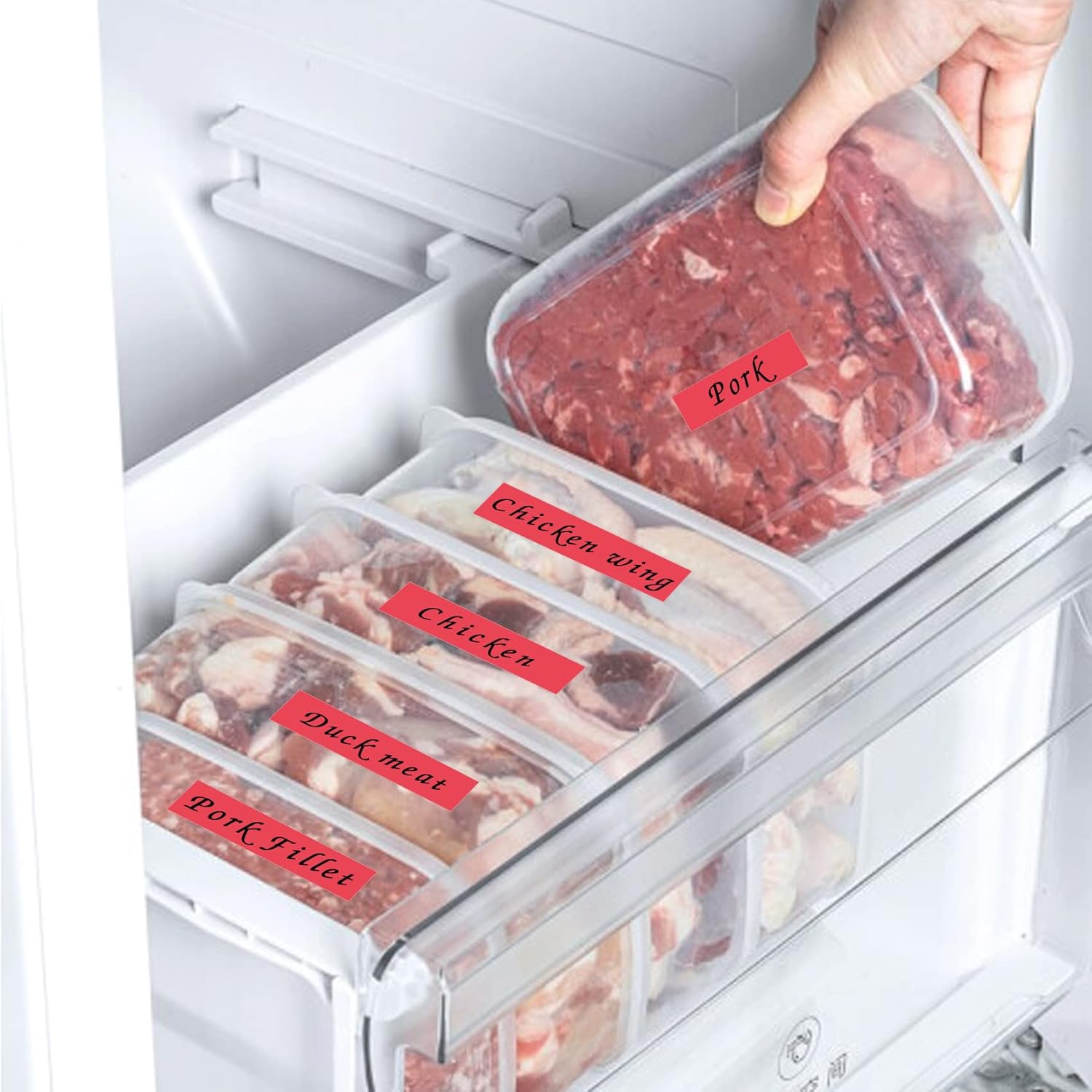 Compatible with Brother P Touch Red Tape TZe-431 TZe431 Black on Red Laminated Labels 12mm 0.47 Inch Replacement for Brother PTD210 PTD600 PTH100, 1/2 in x 26.2 Ft, 2-Pack - Image 8