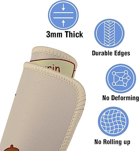 Miniatura 3 de Alfombrilla de mouse de animación de dibujos animados para mujeres y hombres, amantes de las películas de televisión, regalos de cumpleaños,