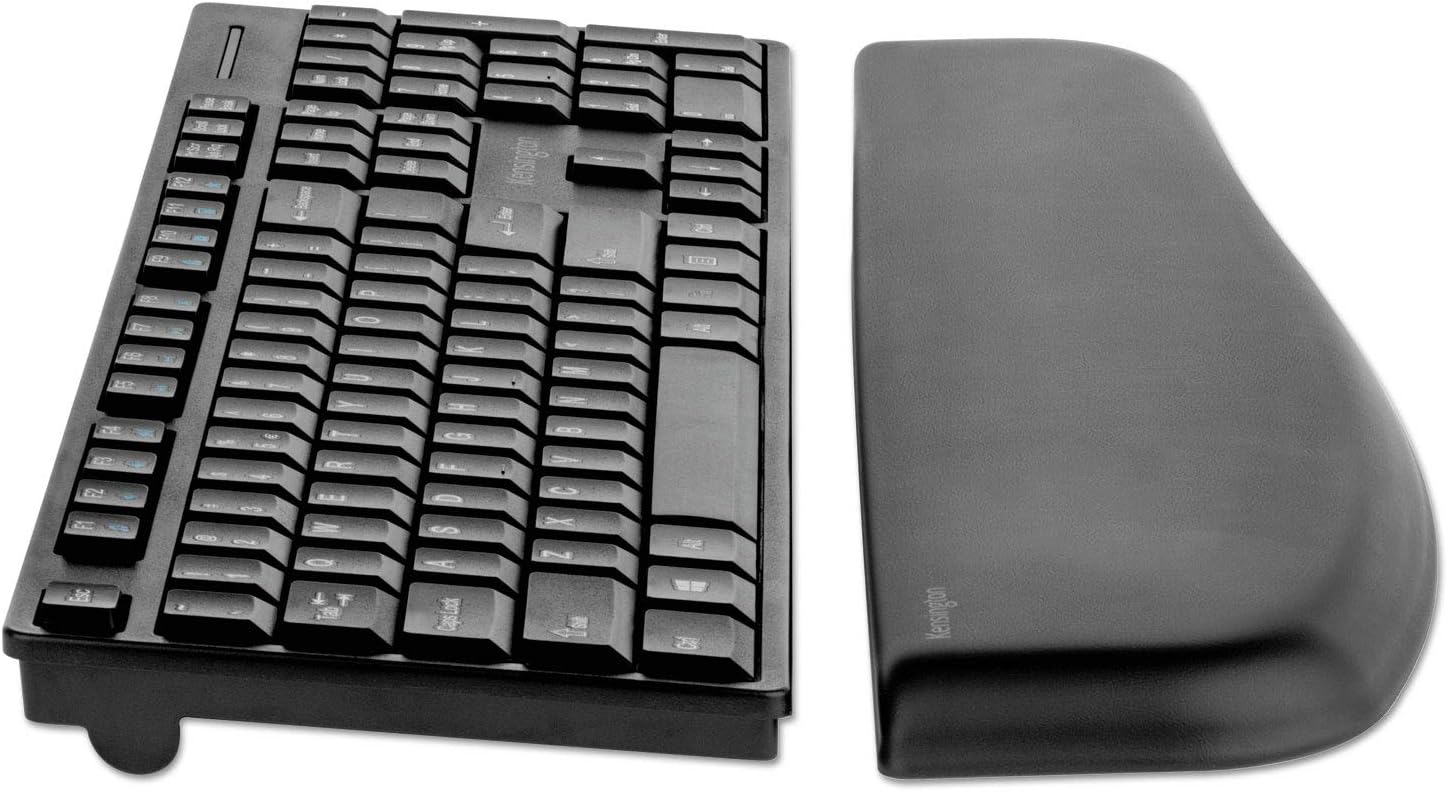 Kensington ErgoSoft Wrist Rest for Standard Keyboards, Black (K52799WW)