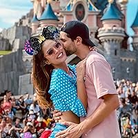 Vista 55 de FANYITY Orejas de ratón, diadema de lentejuelas con orejas de ratón para niños, niñas y mujeres (MN)