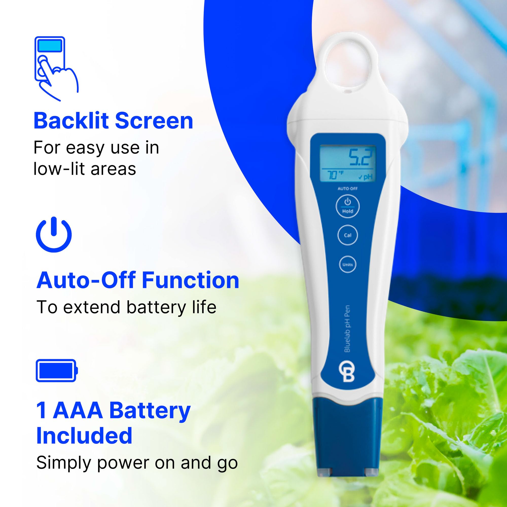 Bluelab pH Pen - Accurate & Durable -6