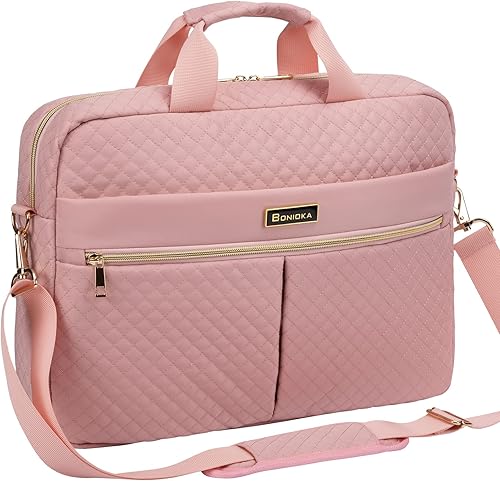 Bonioka Maletín para laptop y tablet de 156 pulgadas para mujer