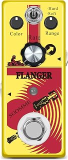 Guitar Flanger Pedal - Classic Metallic Flanger Sounds, True Tone 2 Modes, Retro Sound Effect, True Bypass, Full Metal Case