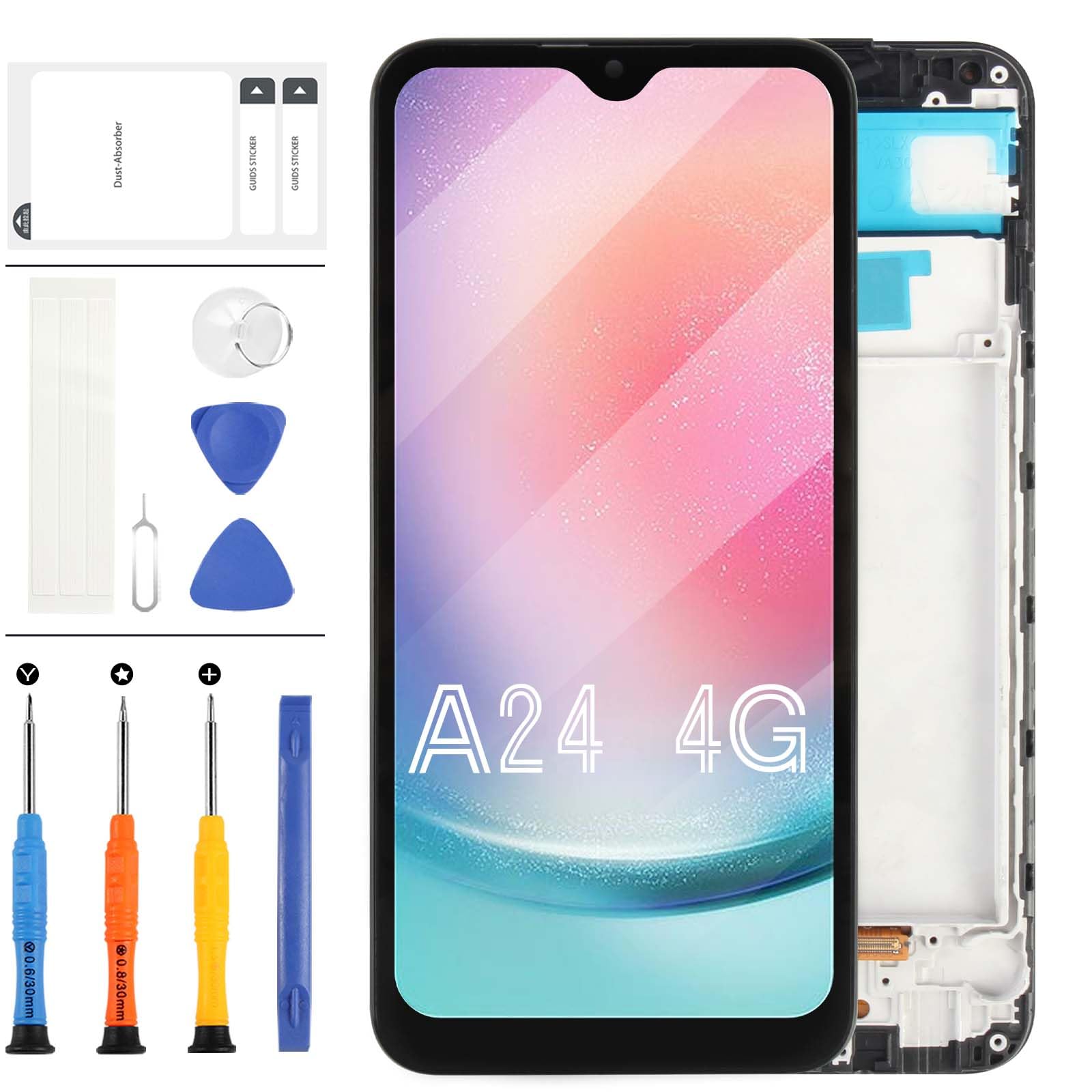 Écran pour Samsung Galaxy A24 4G cassé : réparez l'affichage noir avec ce bloc