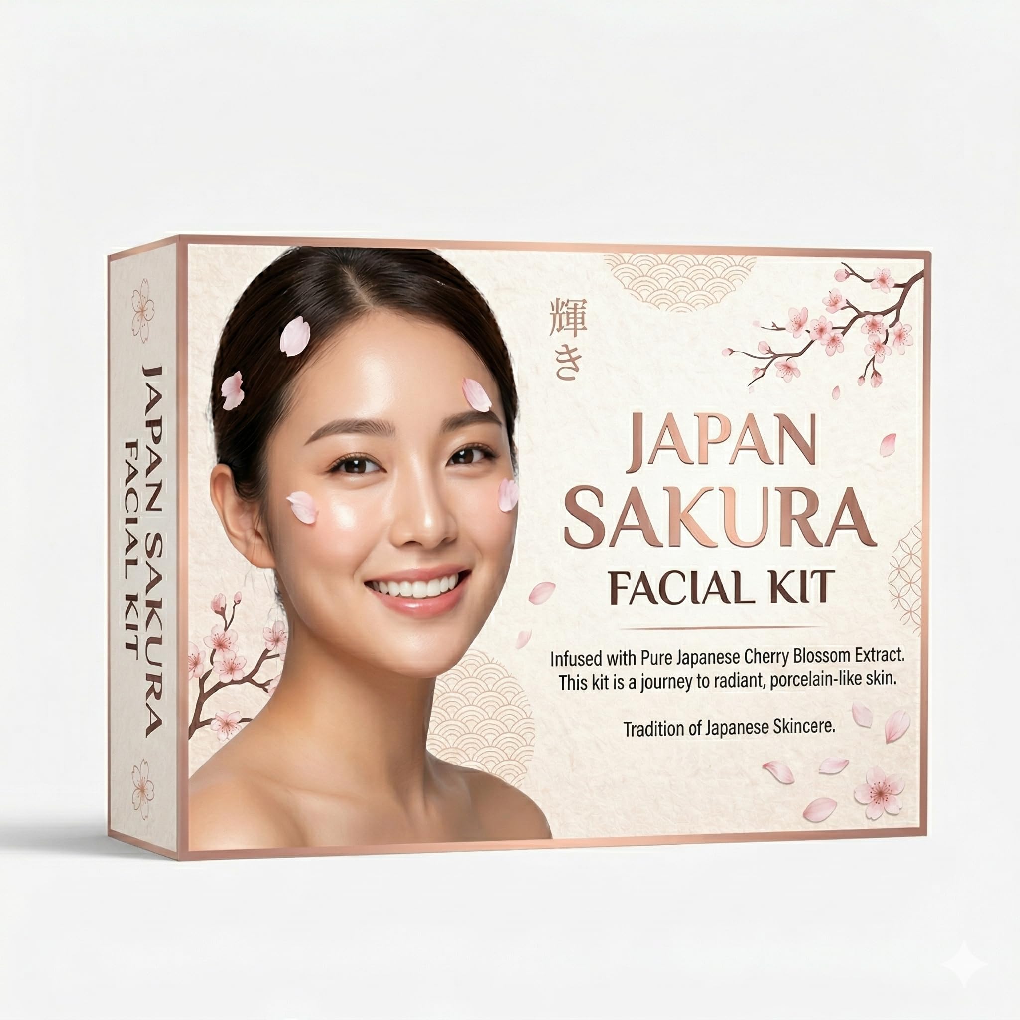 Japan Sakura Facial Kit for Radiant & Glowing Skin – Infused with