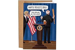 Sleazy Greetings Funny Father's Day Card for Dad with Matching Envelope -...