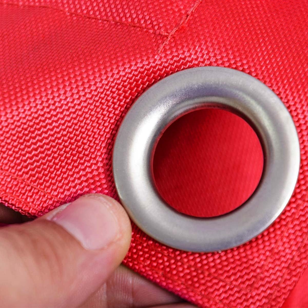 LIVEDECO - Housse Vide Pouf Géant XL Imperméable Extérieur Outdoor Rouge Iron RAW BiG52