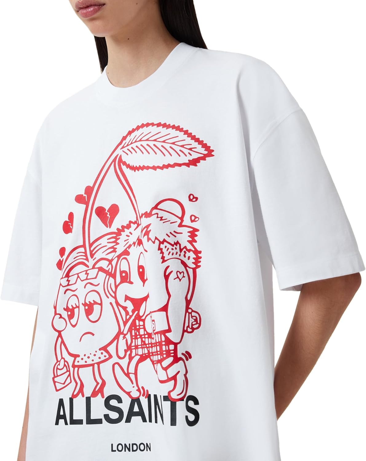 AllSaints Womens Breakup Etta Tee - Image 3