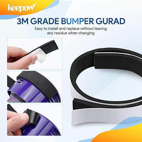 Miniatura 5 de KEEPOW Protector de parachoques compatible con Roomba Robot Aspiradora 671 675 500 600 700 800 Series