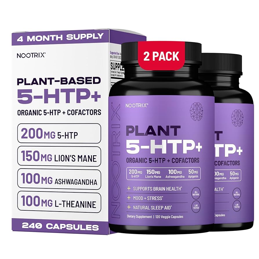 Amazon.com: Nootrix Organic Plant 5 HTP+ Supplement