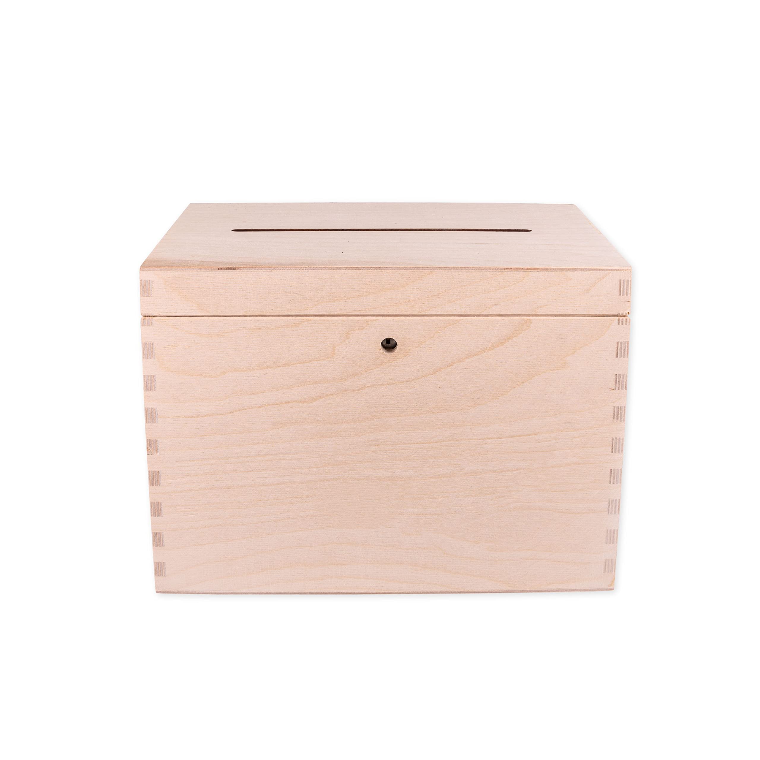 Scatola In Legno Naturale Da Decorare 20,5x15x12 Cm – Forziere Fai Da Te Per Gioielli E Ricordi