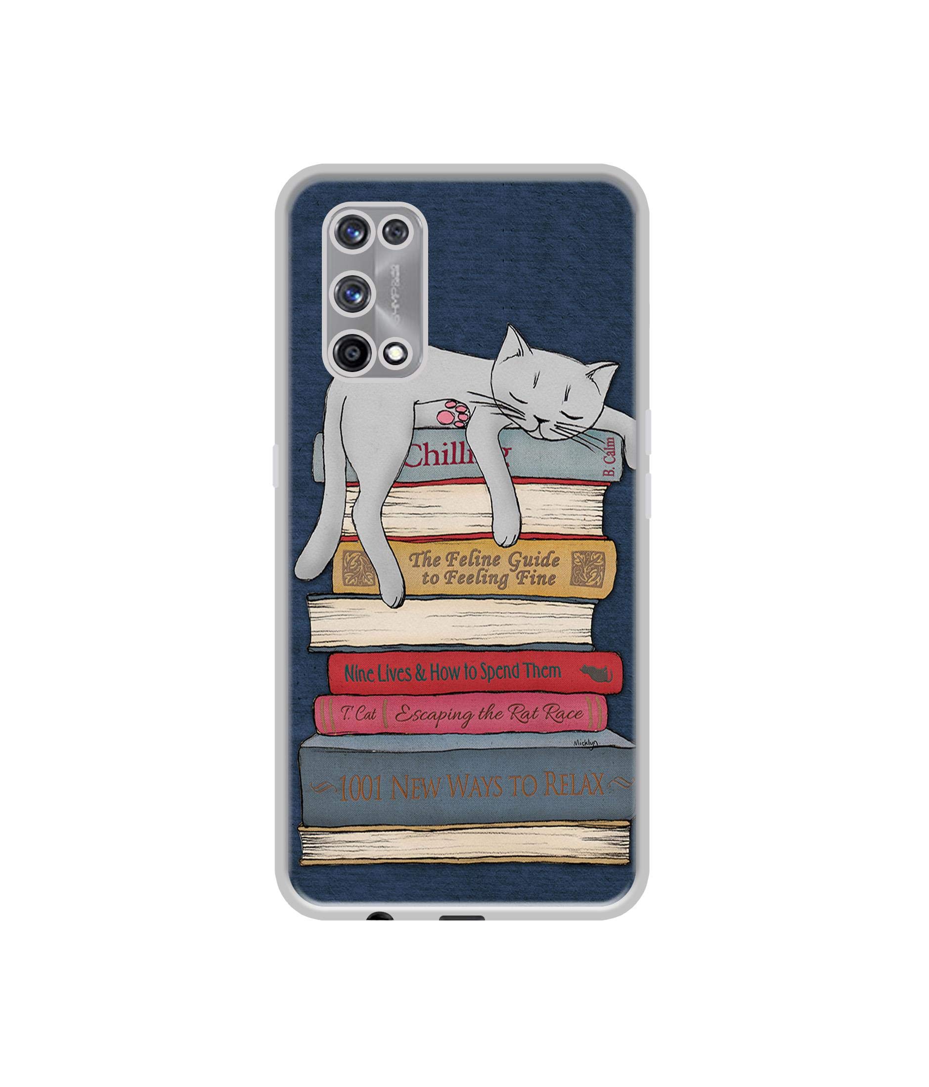 Casotec Cat Sleeping On The Books Design Printed Silicon Soft TPU Back Case Cover for Realme X7 Pro (B08X3K44BM) Amazon Price History, Amazon Price Tracker
