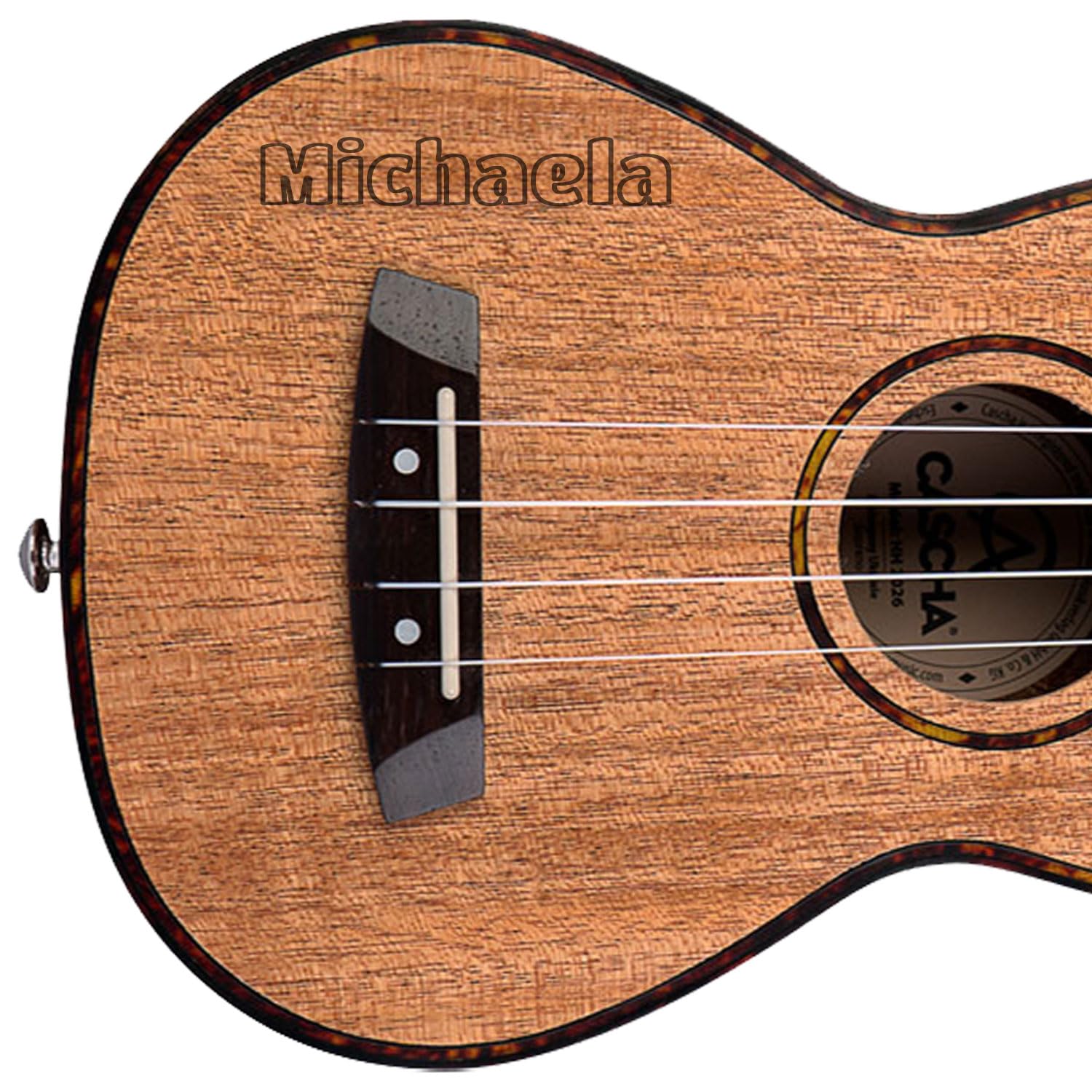 Cascha HH-2049 Tenor Ukulele Set mit personalisierter Gravur