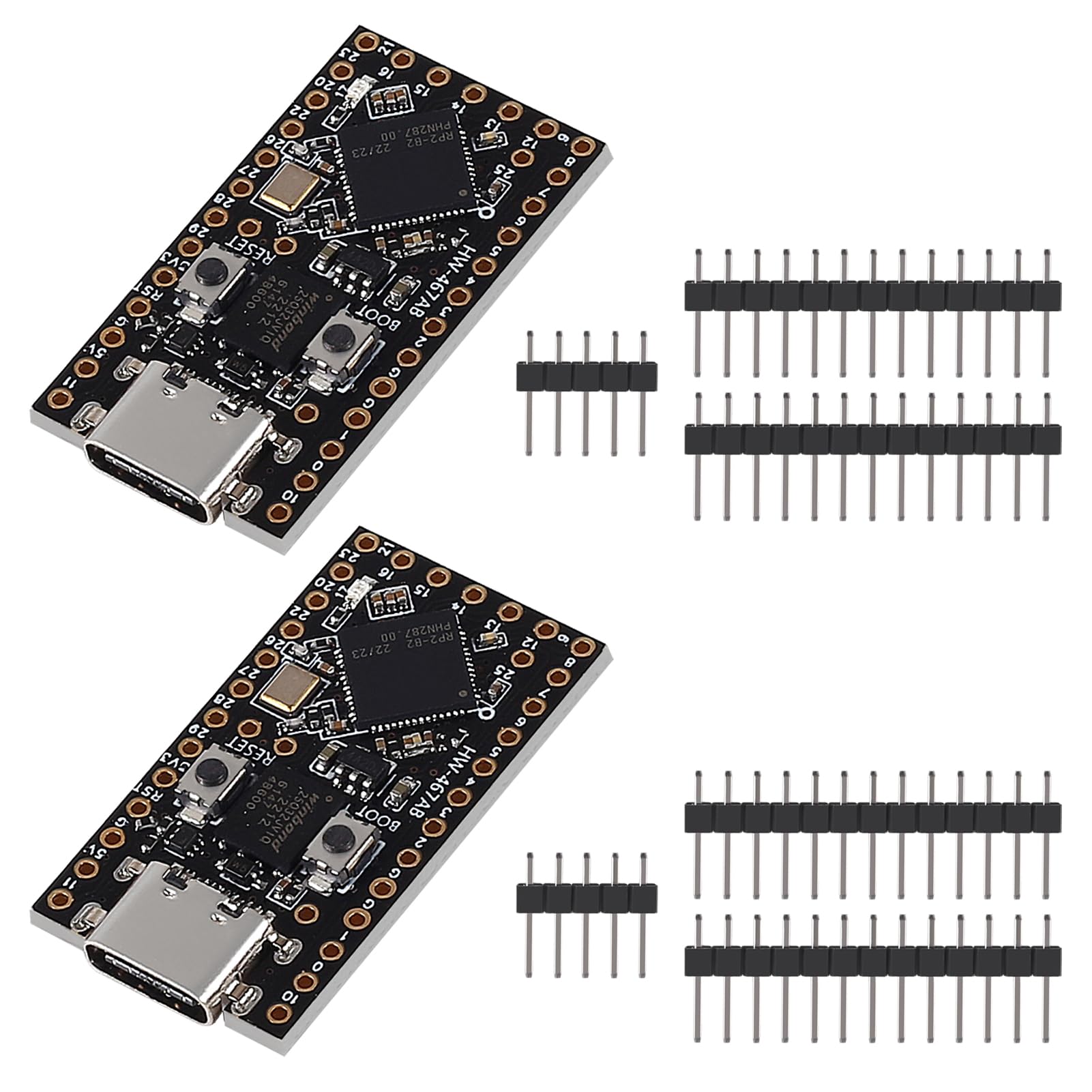 Amazon.com: AITRIP 2PCS RP2040 Pro Micro Development Board Dual