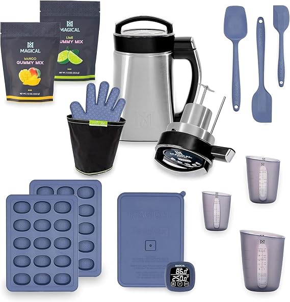 Magical Butter Complete Gummy Making Bundle Gummy Maker Kit with Mixes, Molds & Accessories Everything for Professional Homemade Gummies