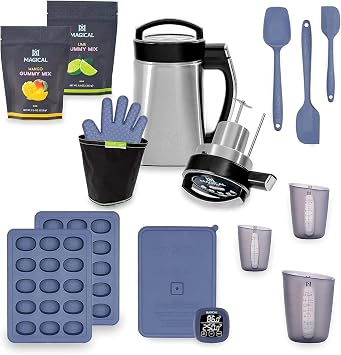 Magical Butter Complete Gummy Making Bundle Gummy Maker Kit with Mixes, Molds & Accessories Everything for Professional Homemade Gummies