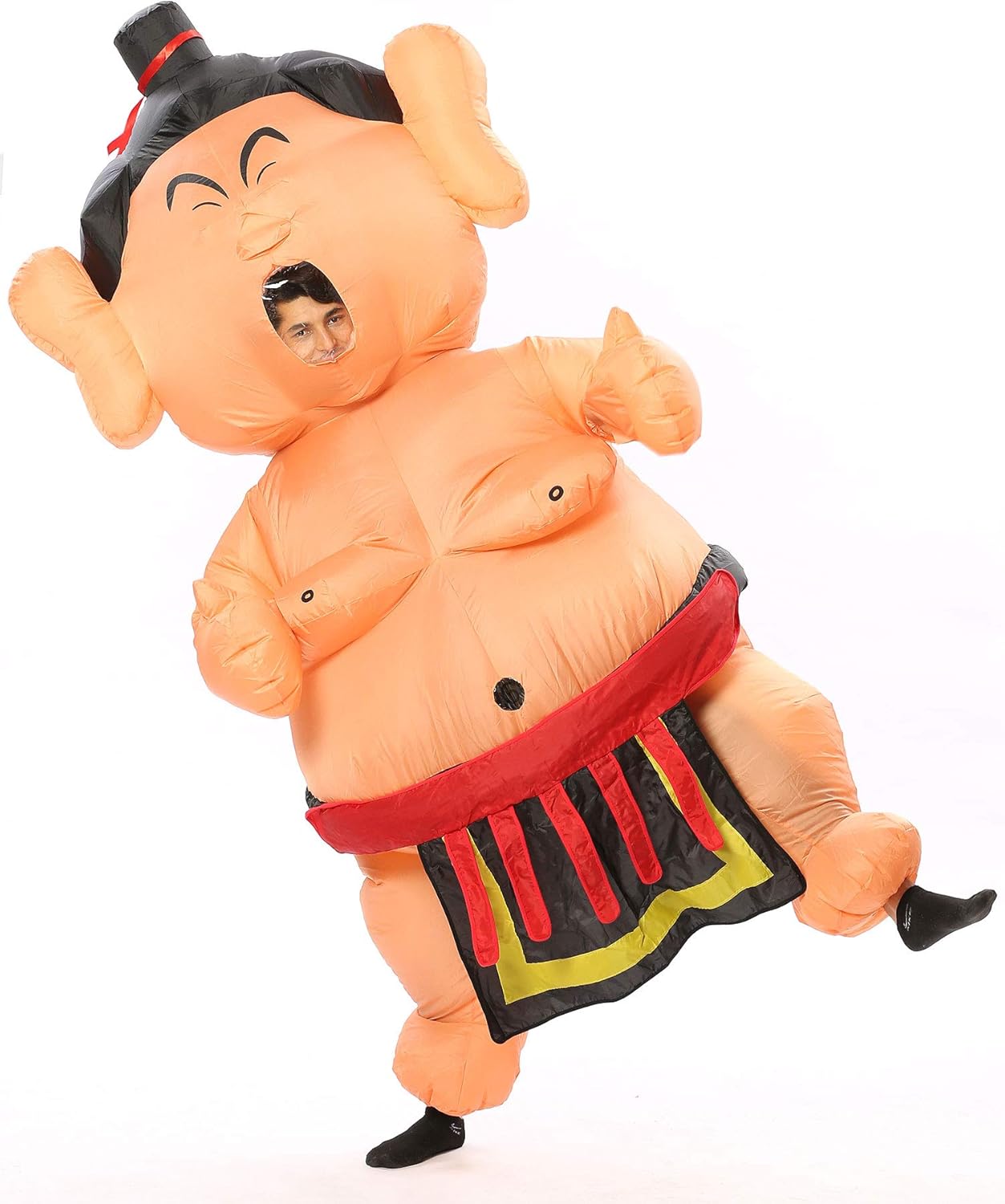 Sumo Wrestler Fat Suit, Full Body Inflatable Costume for Party, Adult Size