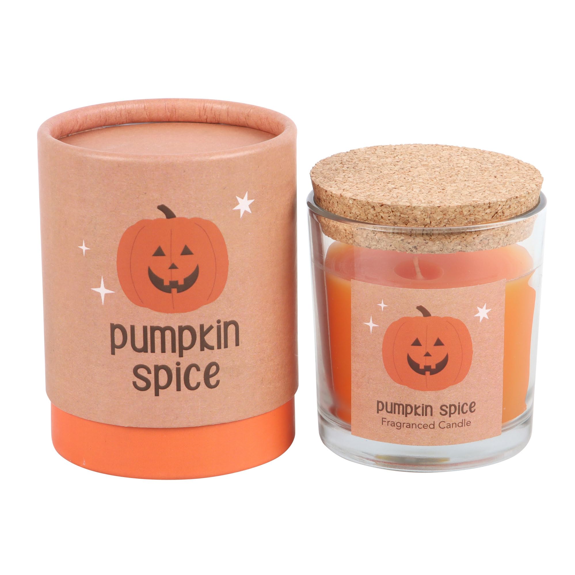 Candela speziata alla zucca: atmosfera accogliente, fragranza accattivante, design affascinante, perfetta per le notti autunnali e feste di Halloween