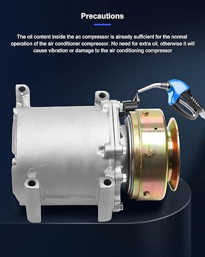 Miniatura 7 de ECCPP Compresor A/C con embrague 1997-2004 para Mitsubishi Montero Sport 3.0L 3.5L
