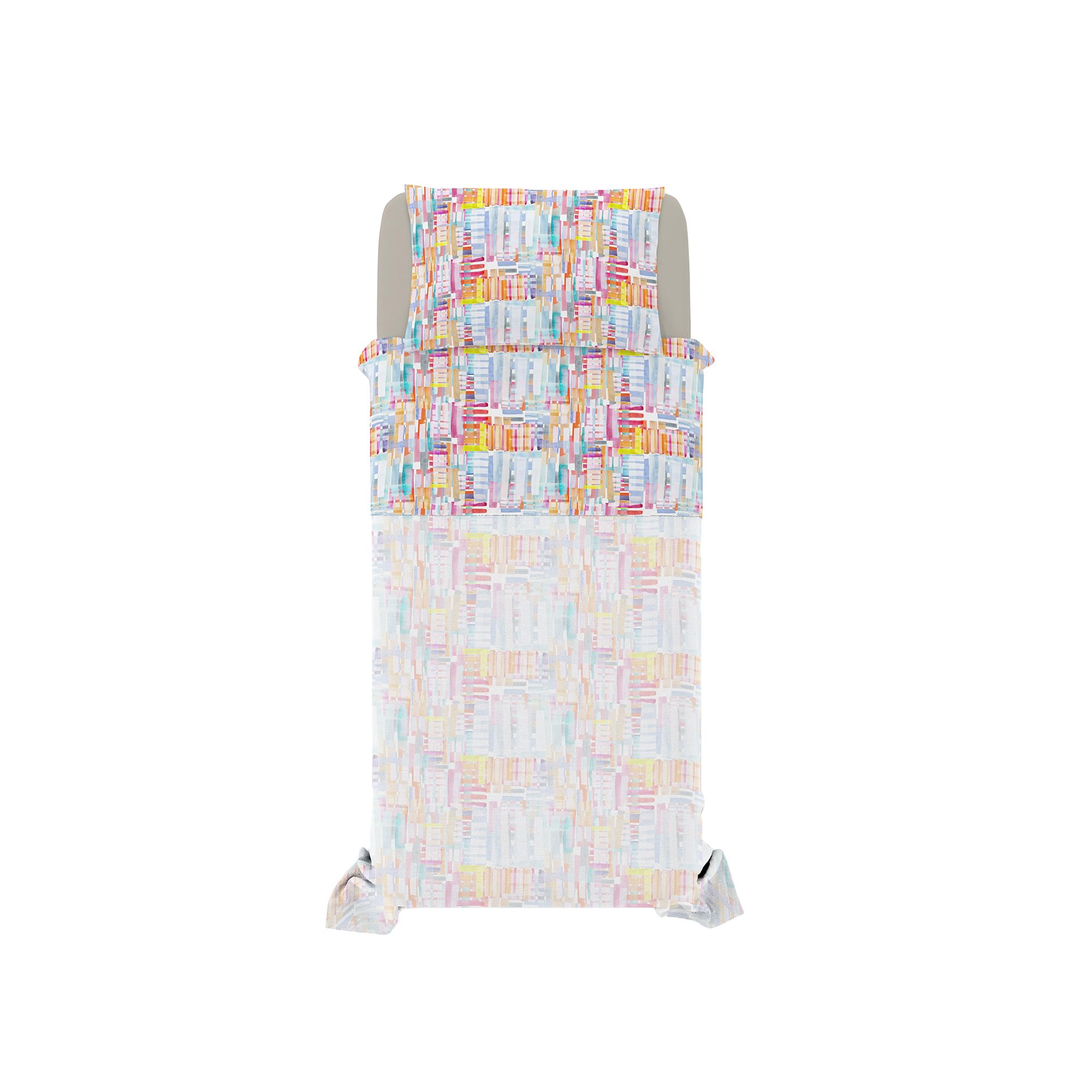 Francis Fashion Bed Sheet Set, Made in Italy, Soft Microfibre Bed Set, Fitted Sheet - Image 2