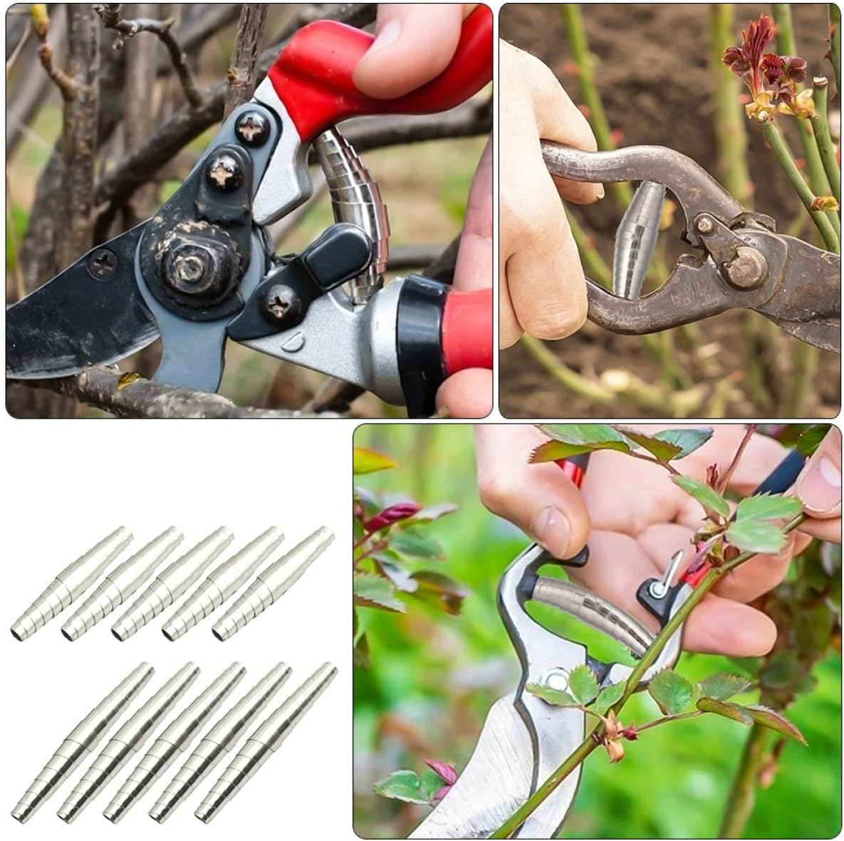 Stainless Steel Pruner Springs 10Pcs Replacement for Garden Tools image 5