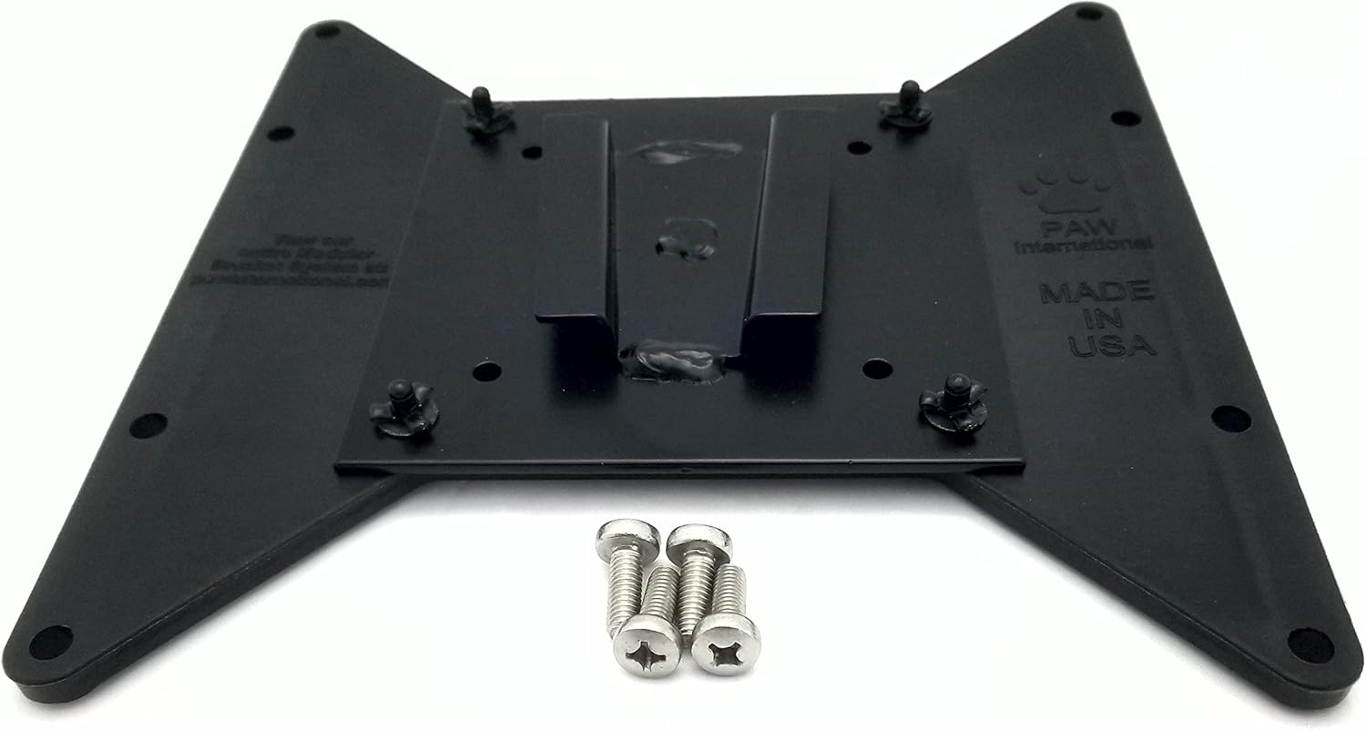 PAW International 200x200mm and200x100mm VESA Polymer Adapter Plate w/PAW Steel TV Bracket | Only use with Steel Wall Mount (not Polymer Wall Mounts) | Includes M6 Screws