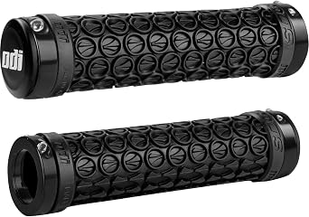 SDG Components D30SDB-B Grips Black/Black Ano Lock Rings, 130mm