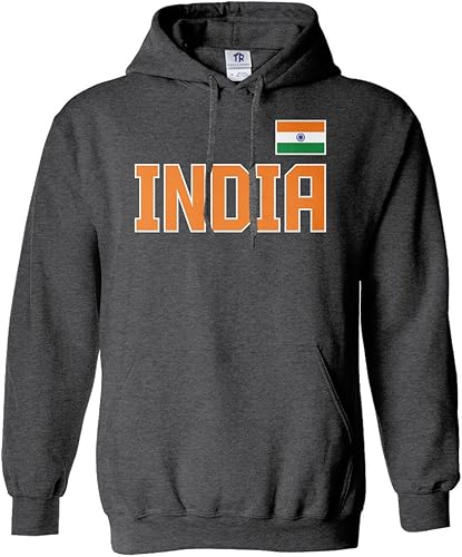 Miniatura 2 de Threadrock India National Pride - Sudadera unisex con capucha