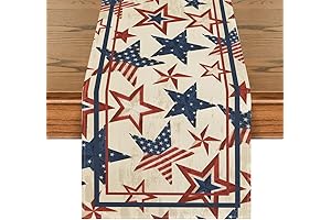 Artoid Mode The Stars and Stripes Patriotic Table Runner