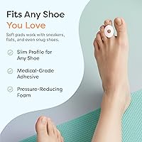 Vista 3 de ZenToes Almohadillas de tratamiento impermeables para dedos y pies (36 unidades)