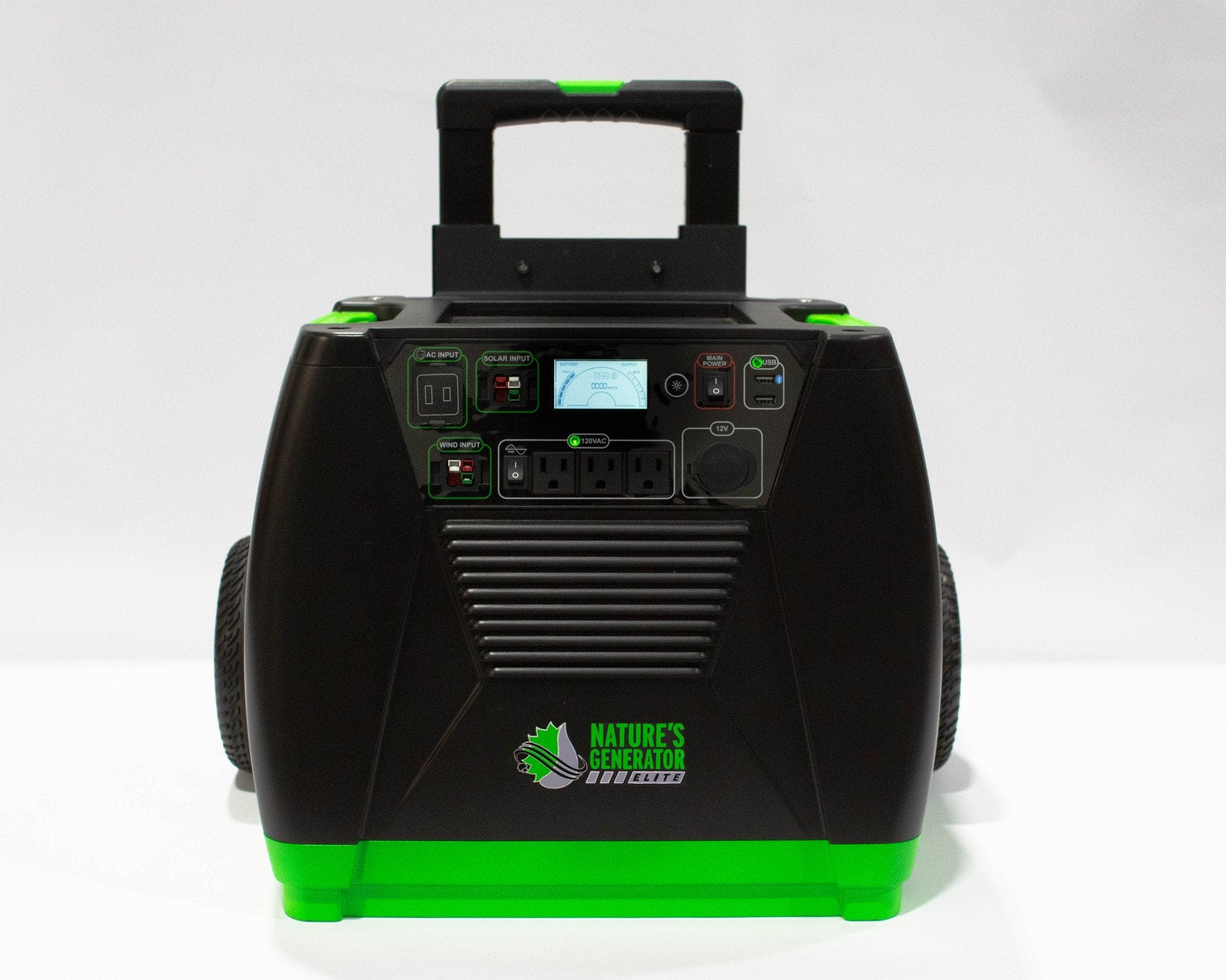 Amazon.com : Nature's Generator Elite with Cart -3600w Solar and Wind  Powered Generator in Quiet Operation with 12V DC port,2 USB ports,3 AC  outlets and 120V 30amp pure sine wave AC outlet