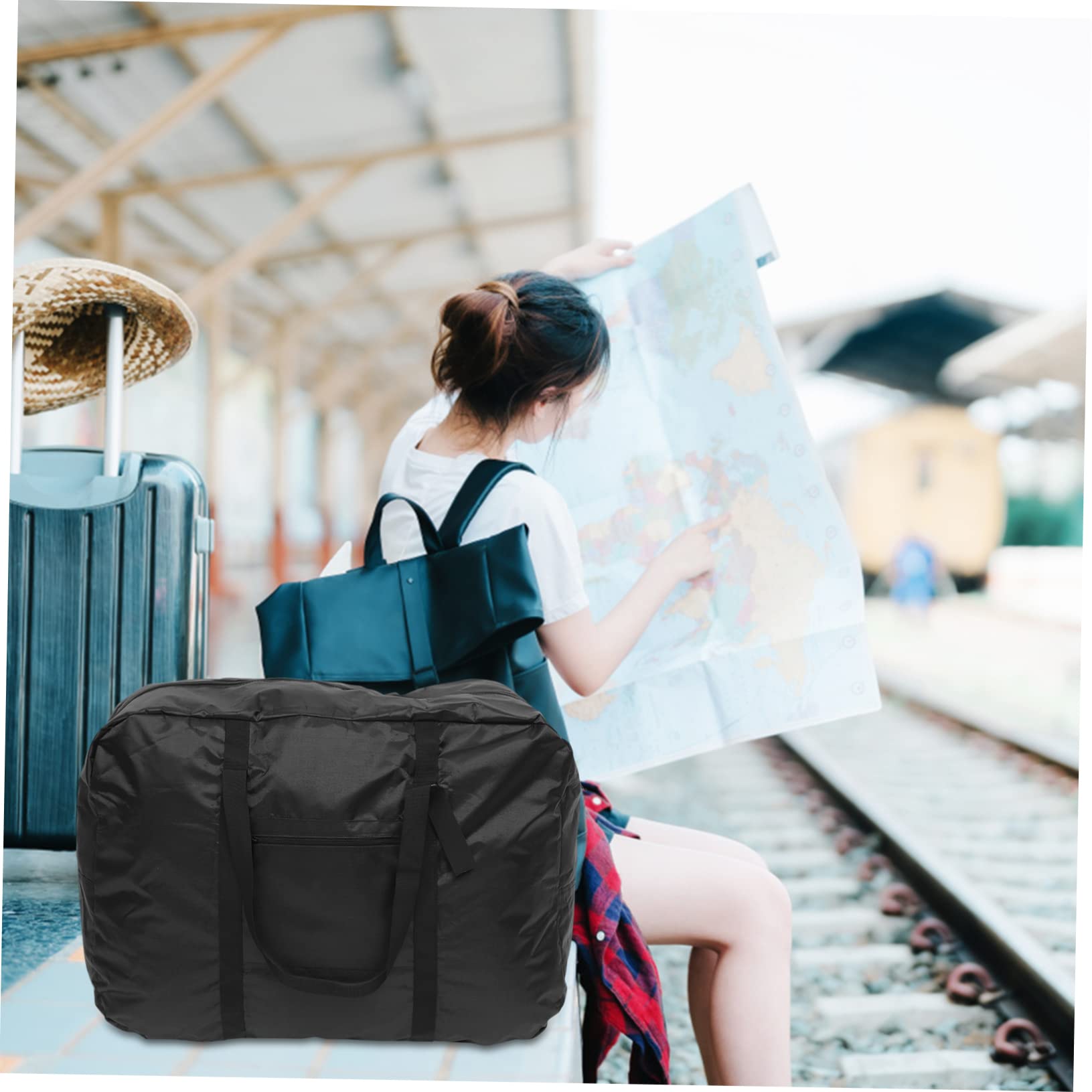 UPKOCH Borsa Pieghevole per Bici da Corsa Borsa Tracolla per Trasporto di Bici Custodia Pieghevole Supporto da Viaggio Copertura