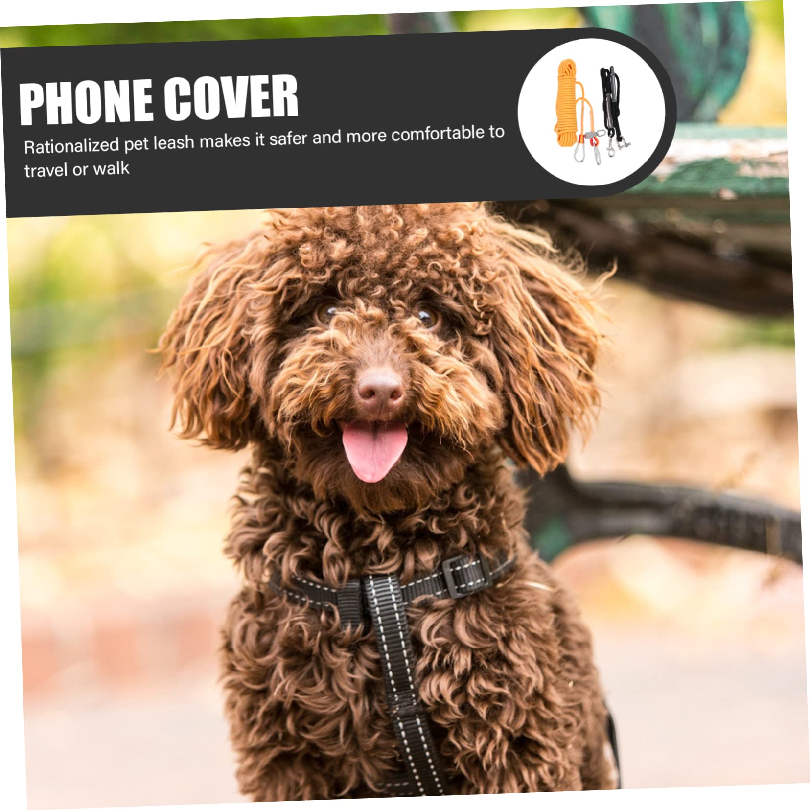 YARNOW Cable para Perros De Camping Equipo para Acampar Perros Cable De Sujeción para Mascotas Al Aire Accesorio para Correas De