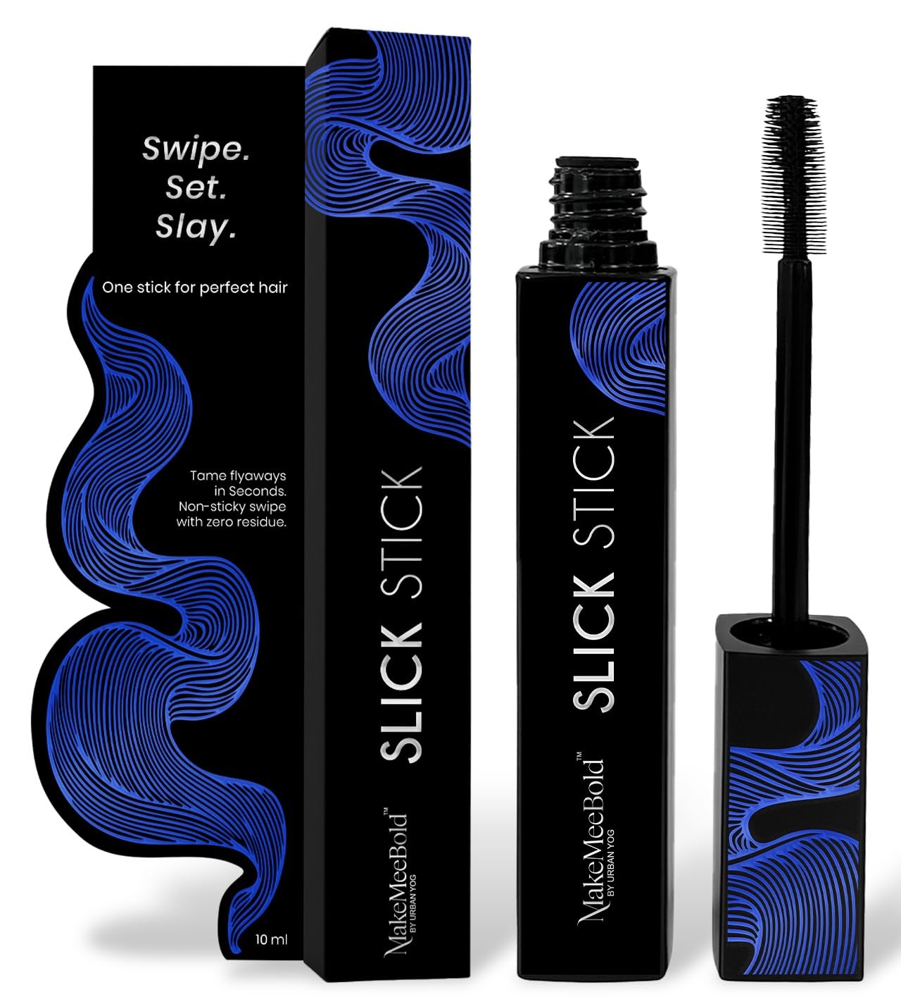 Make Mee Bold Slick Stick | Frizz Free Hair Finishing Stick for Baby Hair & Flyaways | Hair Fixing & Setting Stick for Women & Men | Non-Sticky, Lightweight Hair Tamer for Frizzy Hair | 10ml-image-3