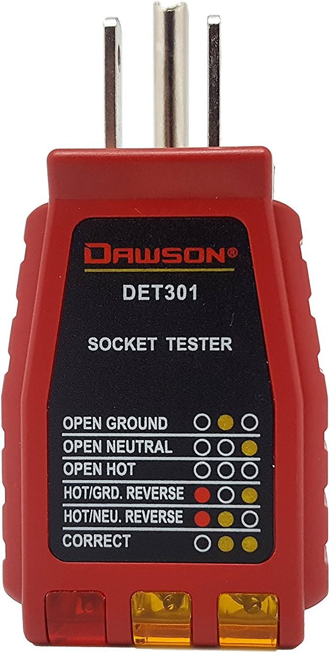 Dawson DET301 3-Wire Socket Tester