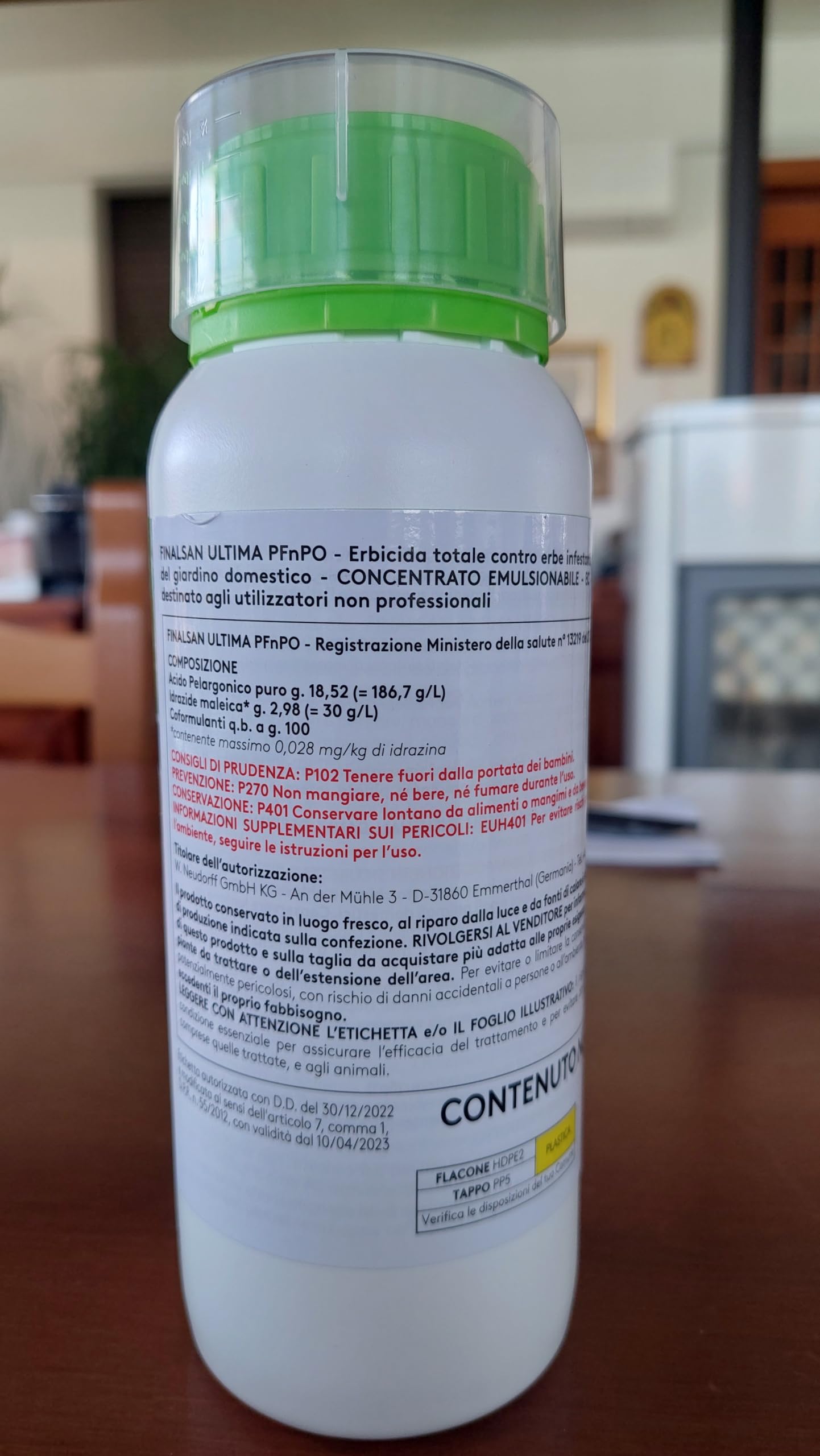 Adama Finalsan Ultima Total Pelargonic Acid contro erbacce, muschio e alghe PFnPO 500