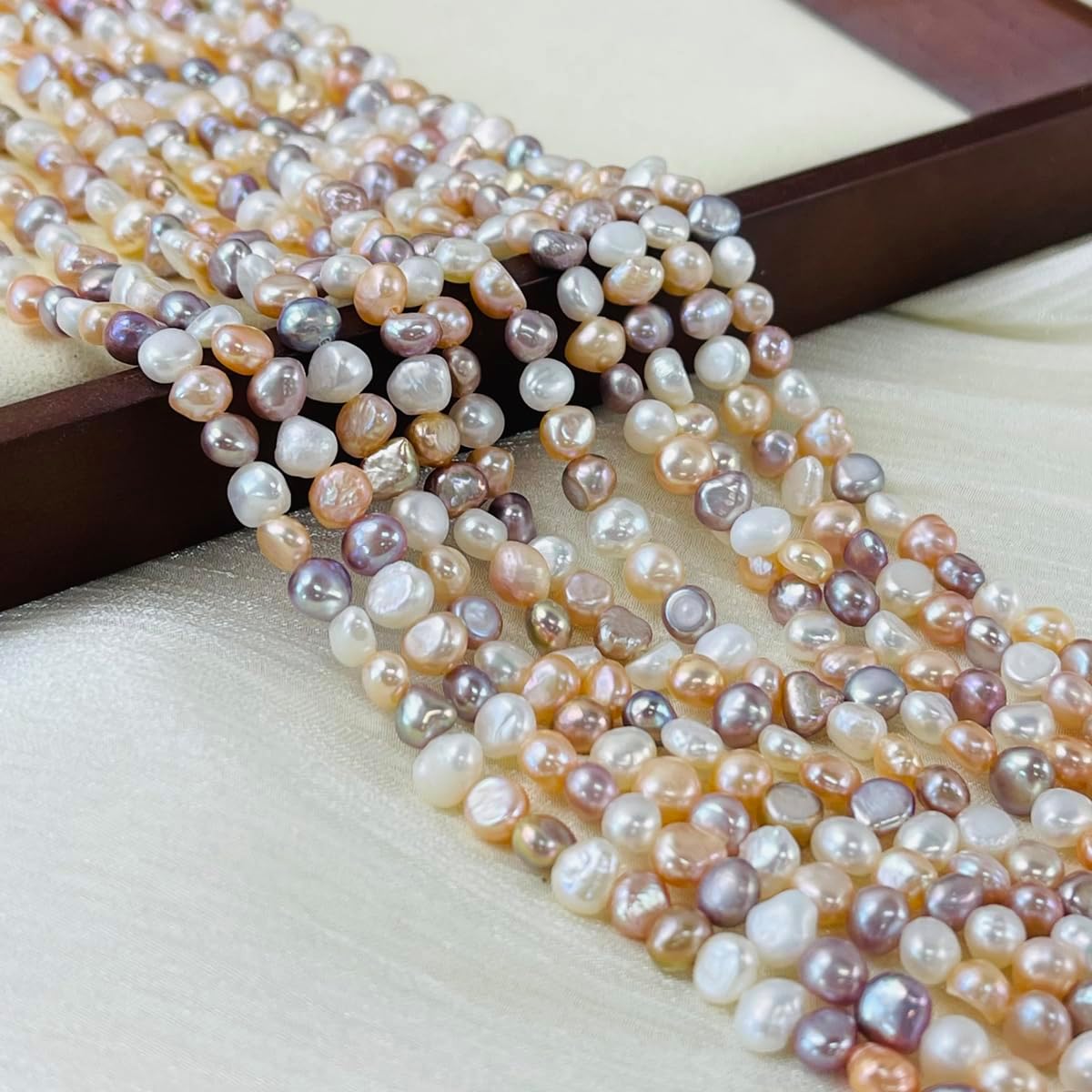 Baroque Pearl Beads Natural Irregular Cultured Freshwater Pearl Loose Bead for DIY Women Pendants Earrings Jewelry Making 14.2 inch - Image 6