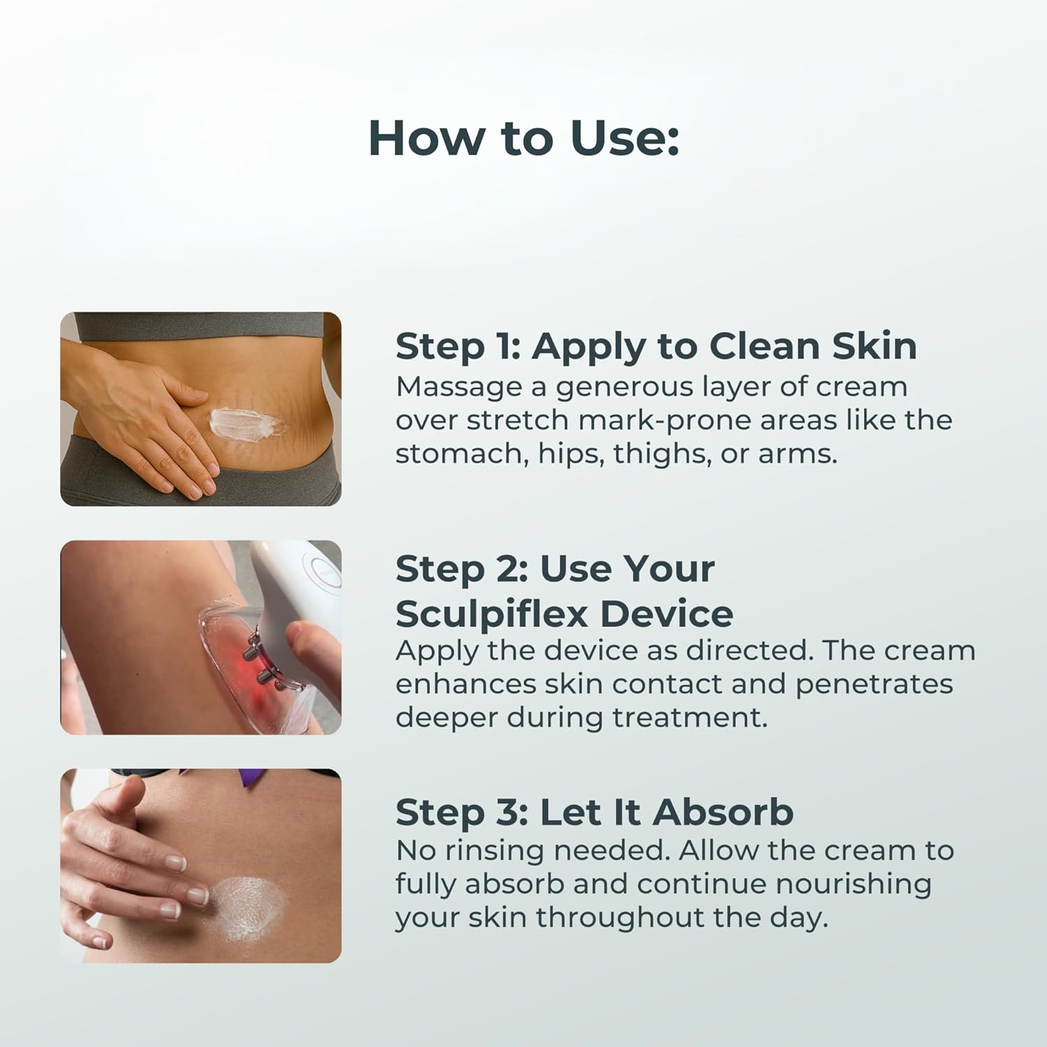 Stretch Mark Cream for Pregnancy and Weight Changes for Hips, Legs, Stomach, and More, Hydrating & Smoothing for Bright, Even Skin, Gentle Formula and Suitable for All Skin Types (2.82oz) - Image 8