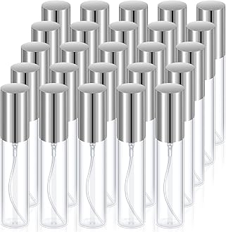 25 Pcs Glass Refillable Perfume Bottles Bulk