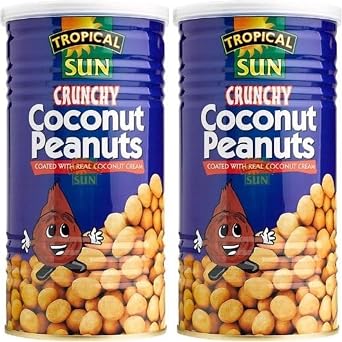 Tropical Sun Crunchy Coconut Peanuts, 330g, Pack of 2