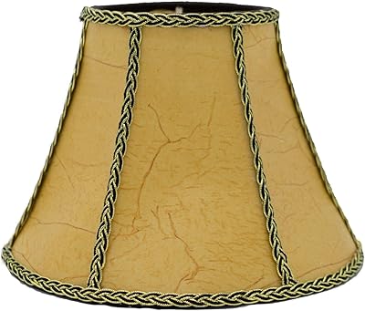 Upgradelights Aged European Parchment 8 Inch Clip On Chandelier Shade 4x8x6