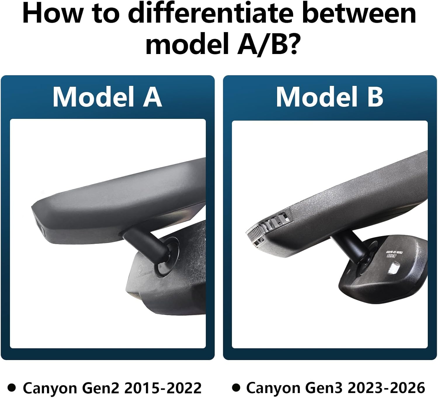 Mangoal Front 4K & Rear 1080p Dash Cam Custom fit for GMC Canyon 2023-2026 WD Elevation AT4 Denali(Model B), Integrated OEM Look, UHD 2160P Video, Built-in WiFi, Free App and 128GB Card
