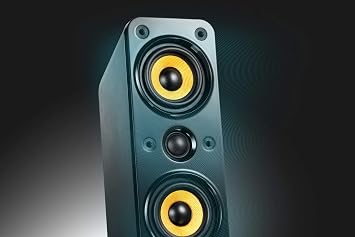 Creative GigaWorks T40 Series II 2.0 نظام مكبرات صوت الوسائط المتعددة مع تقنية BasXPort ، أسود