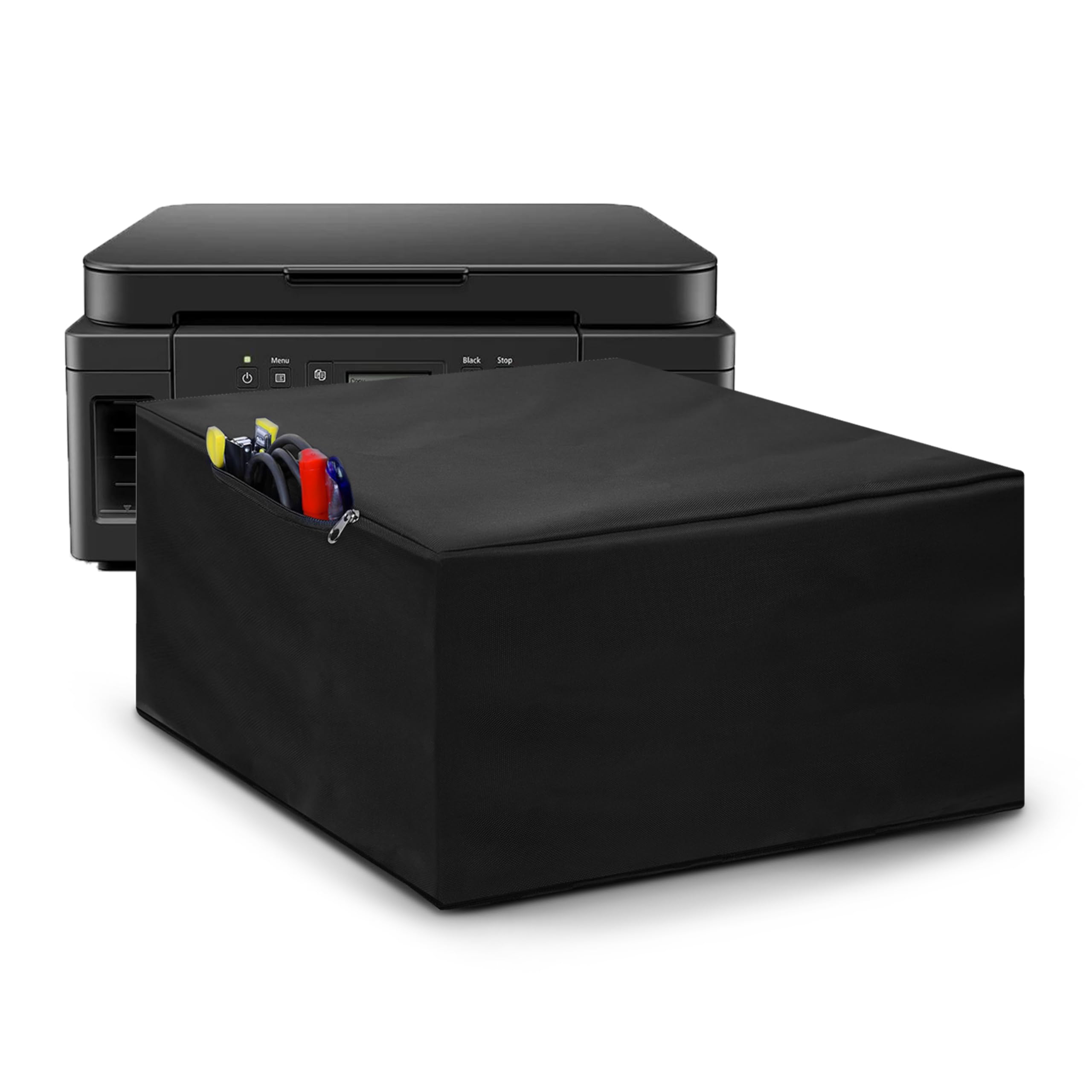 Alifiya Dust Proof Washable Printer Cover for Canon Pixma GM4070 / G6070 All-in-One Wireless Ink Tank Printer-Black-image-21